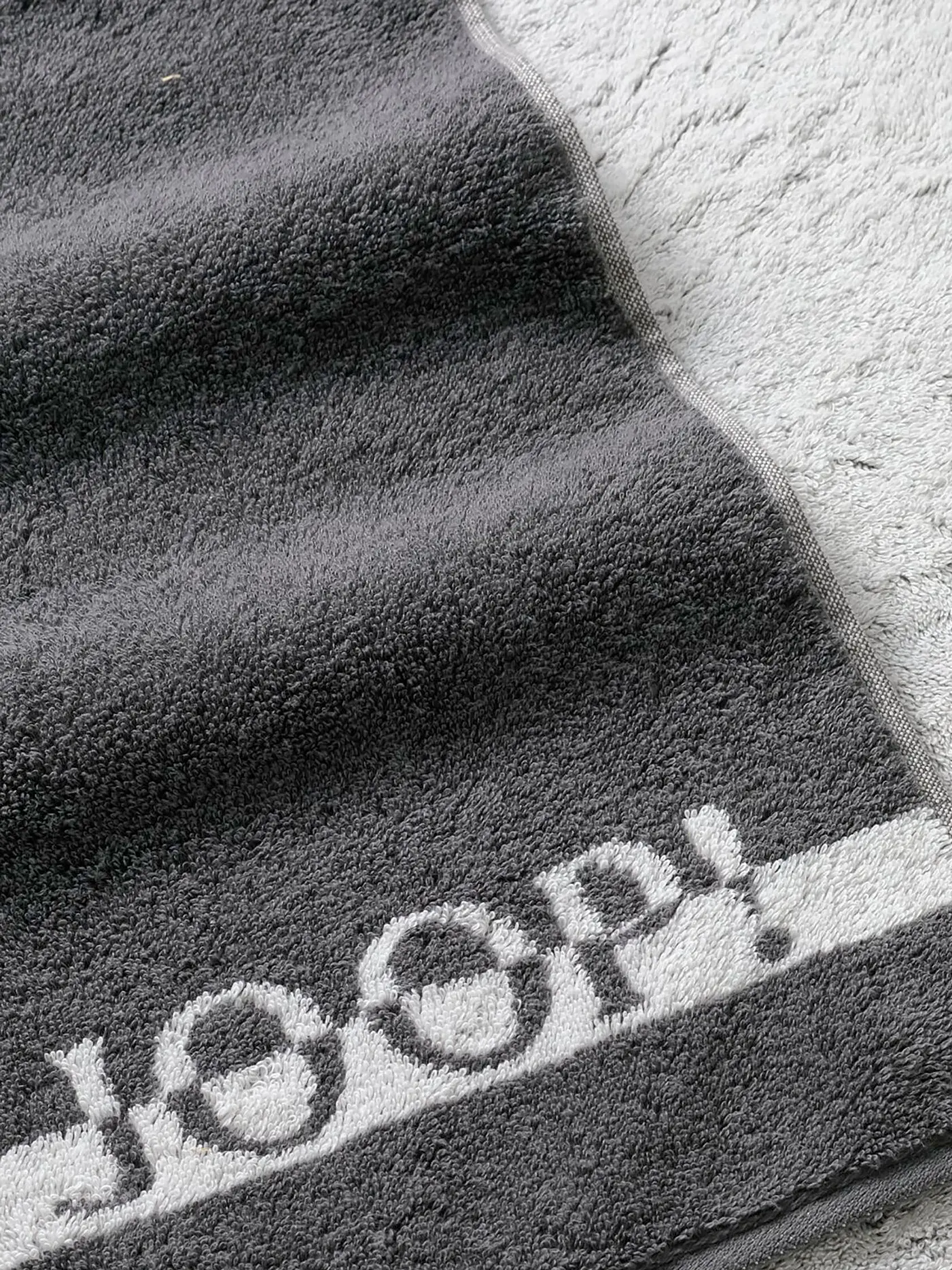 JOOP | Gästetuch SPLIT DOUBLEFACE 30x50cm Ocean | grau